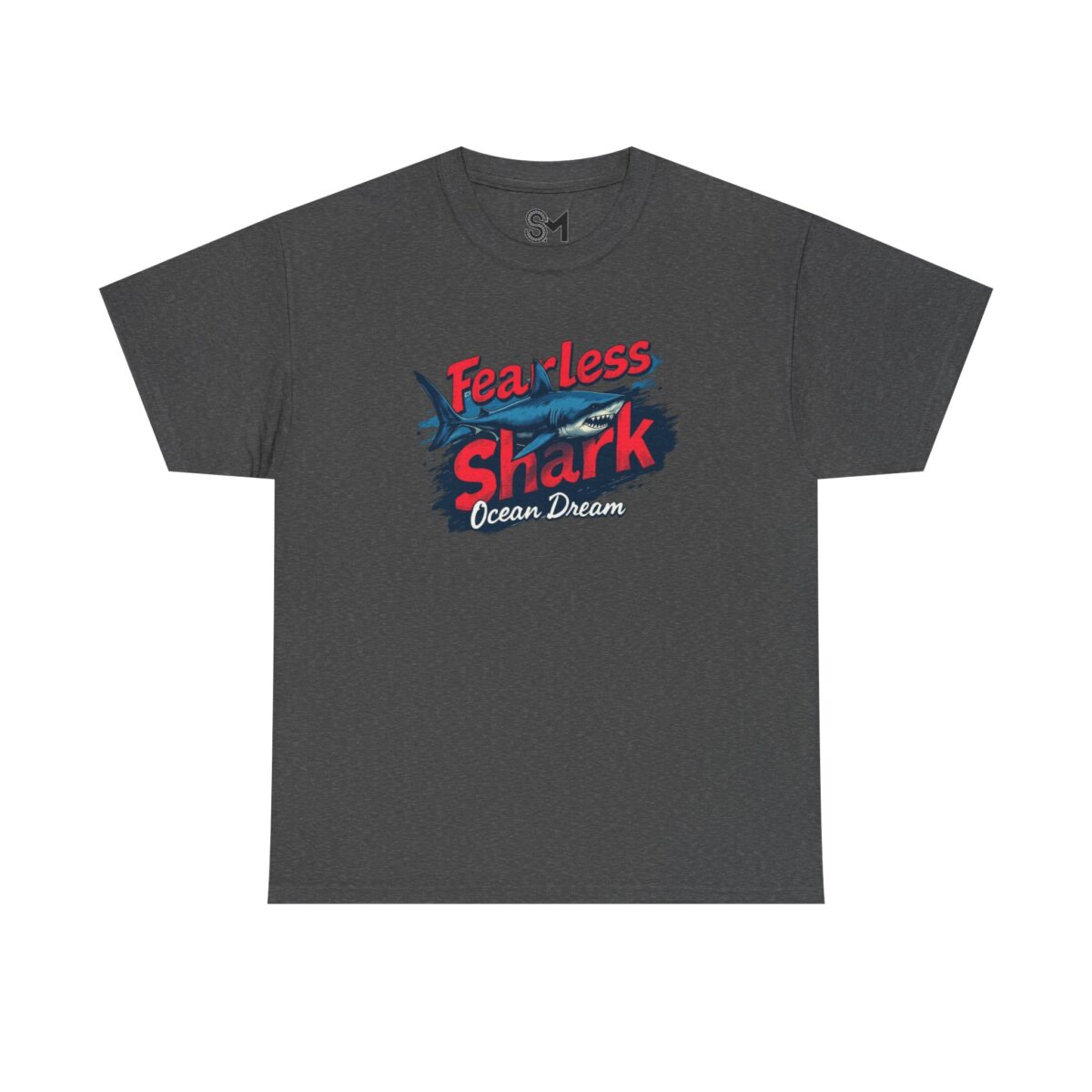 Fearless shark Unisex Heavy Cotton Tee - Image 25