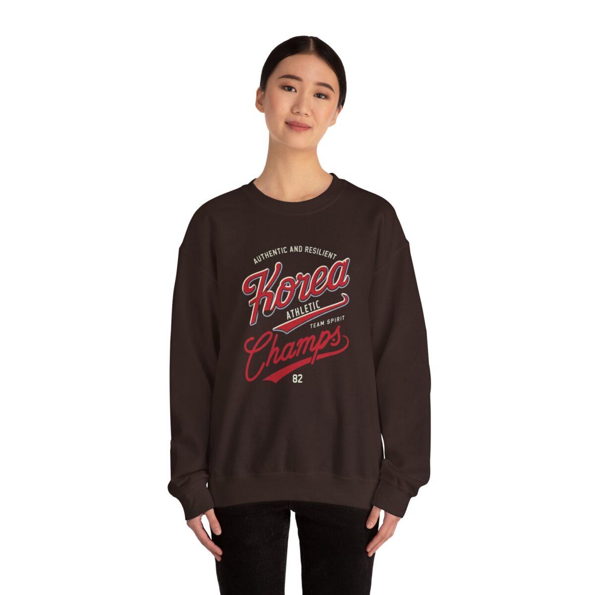 Korea ATHLETIC Unisex Heavy Blend™ Crewneck Sweatshirt - Image 8