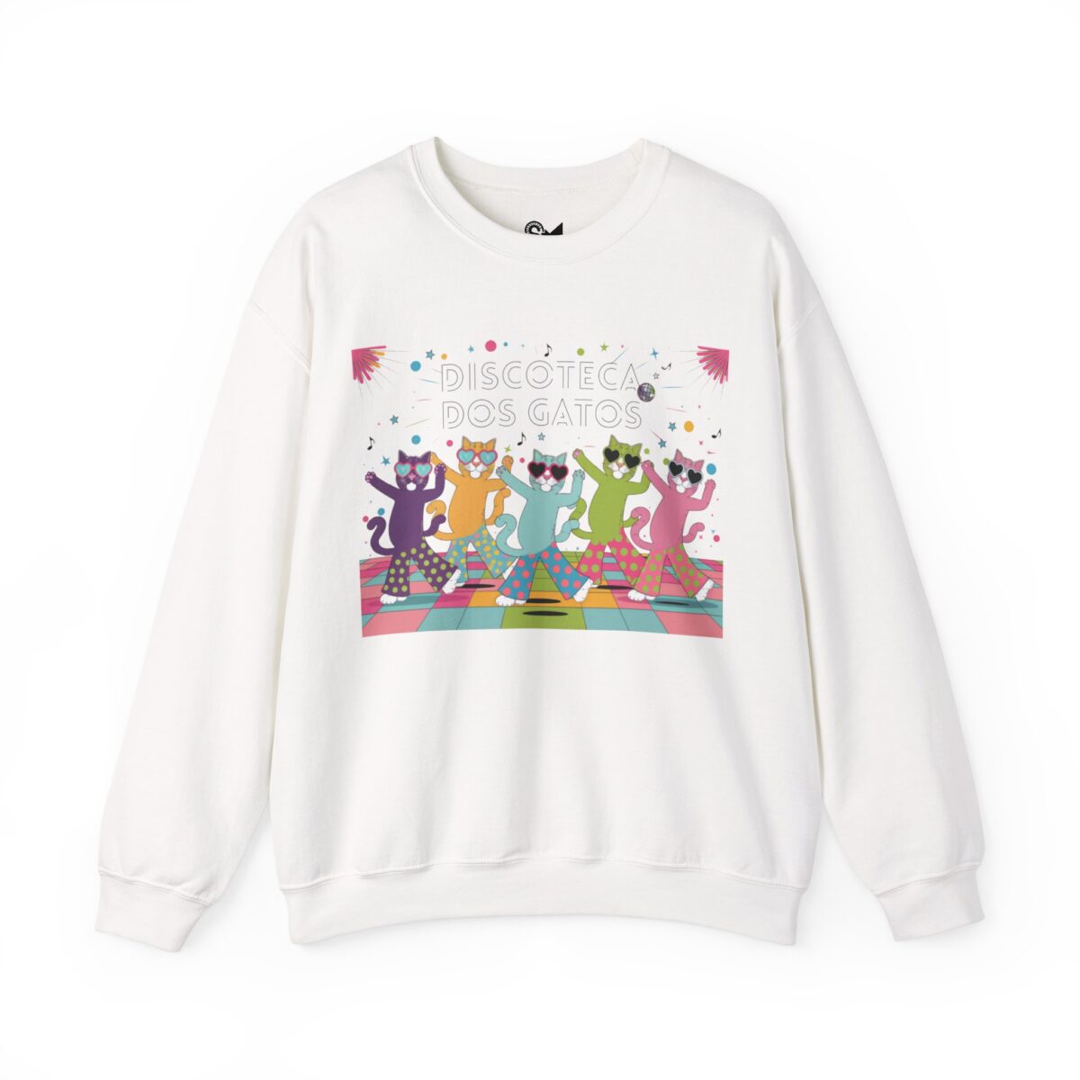 Discoteca dos Gatos Unisex Heavy Blend™ Crewneck Sweatshirt