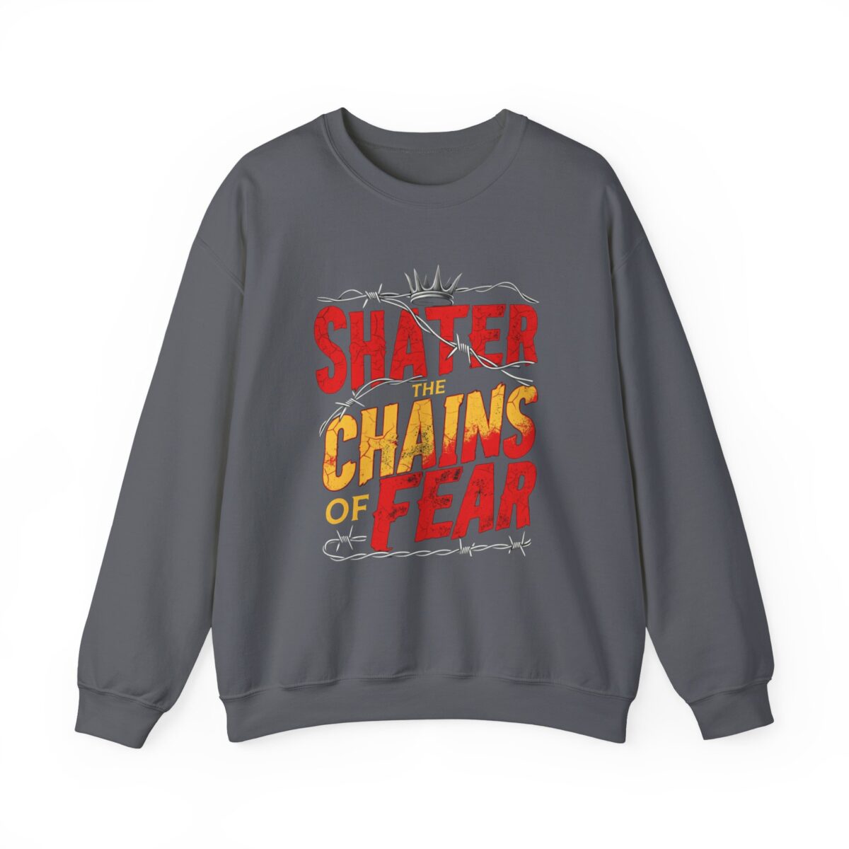 Shater chains of fear Unisex Heavy Blend™ Crewneck Sweatshirt - Image 13