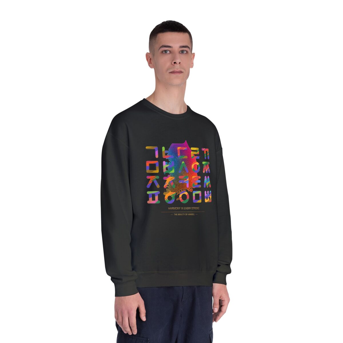 The Beauty of Hangul Unisex NuBlend® Crewneck Sweatshirt - Image 7