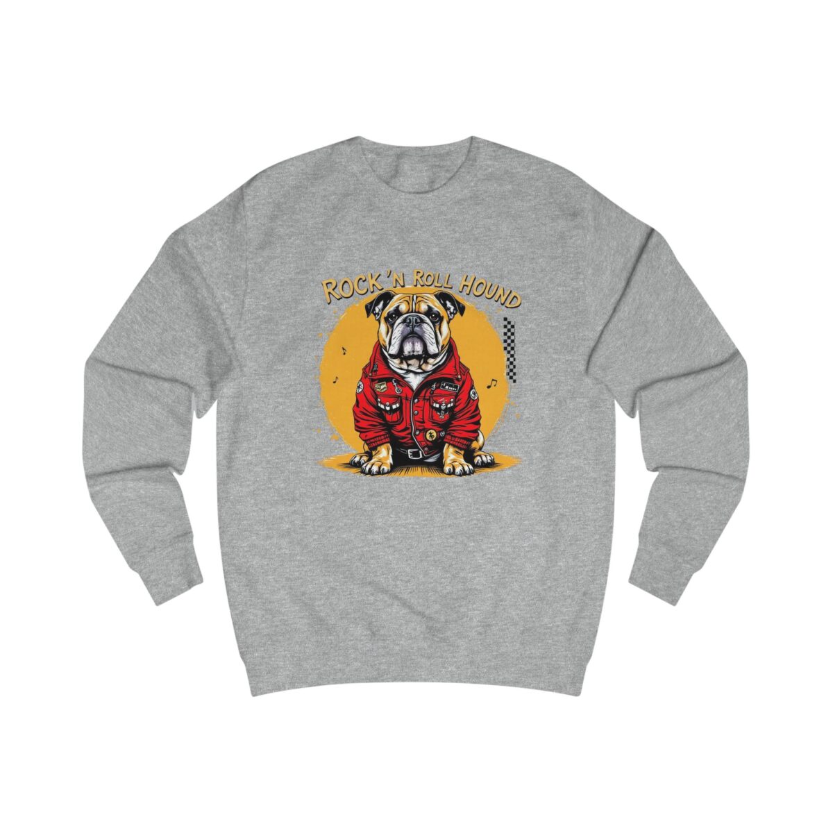 Rock ‘n’ Roll Hound Unisex Sweatshirt - Image 11
