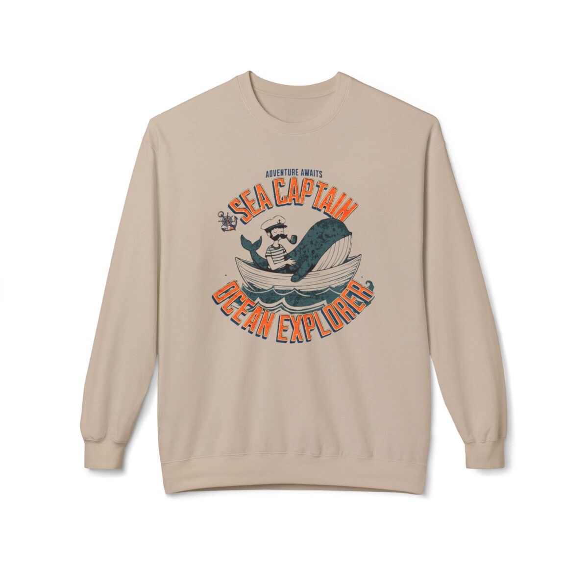Sea captain Unisex Midweight Softstyle Fleece Crewneck Sweatshirt - Image 5