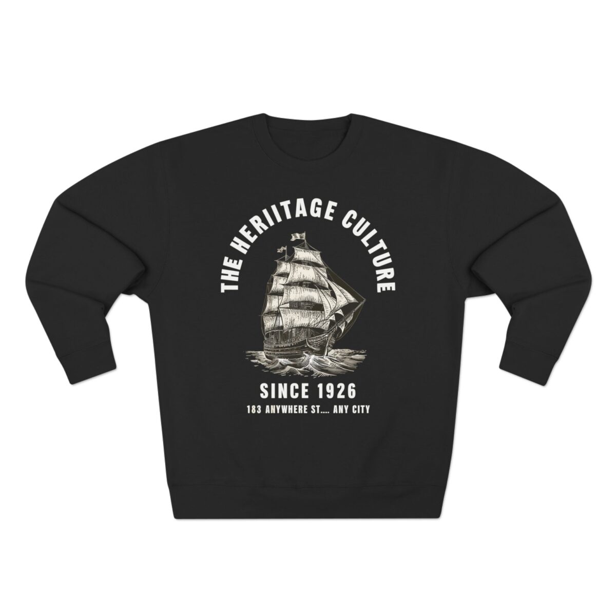 The heritage Culture Unisex Crewneck Sweatshirt - Image 5