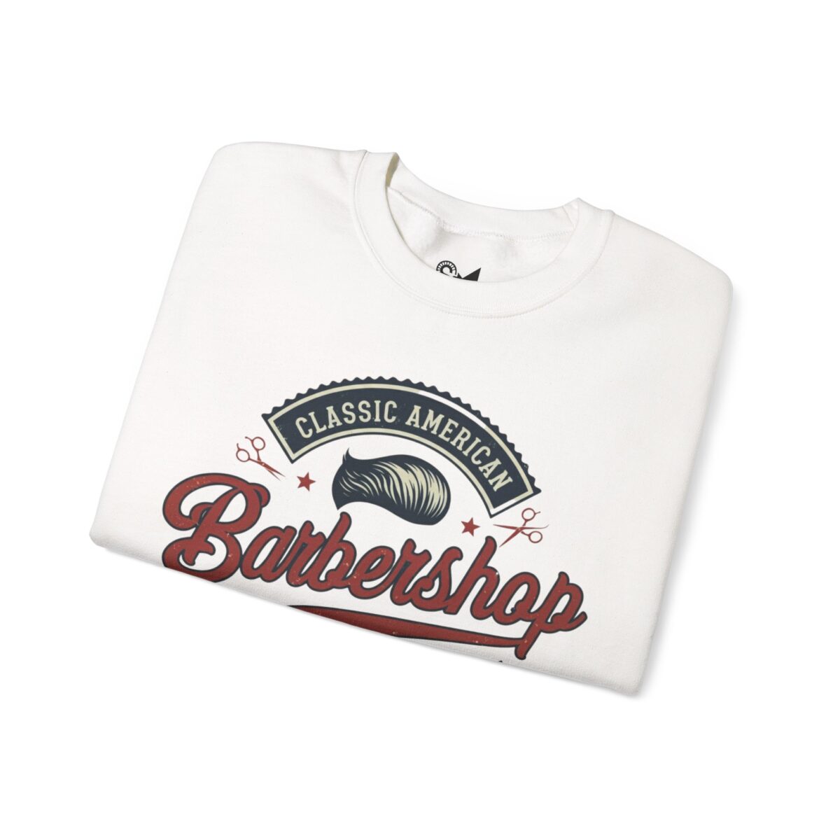 Classic American barbershop Unisex Heavy Blend™ Crewneck Sweatshirt - Image 3