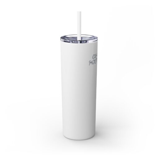 GRACE HERITAGE Skinny Tumbler with Straw, 20oz - Image 3