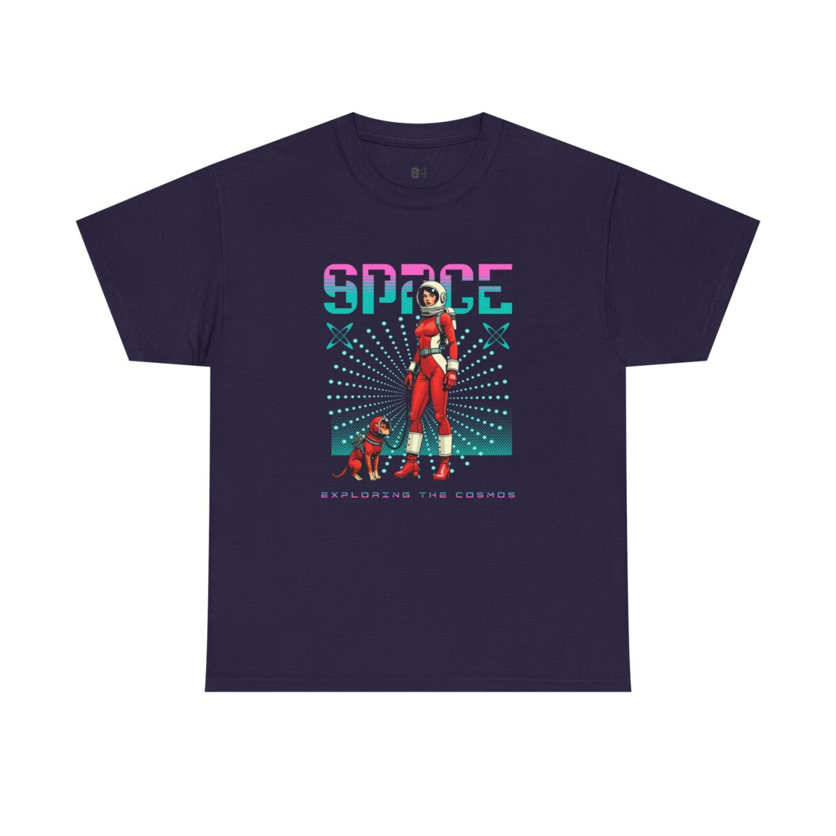 Space Unisex Heavy Cotton Tee - Image 17
