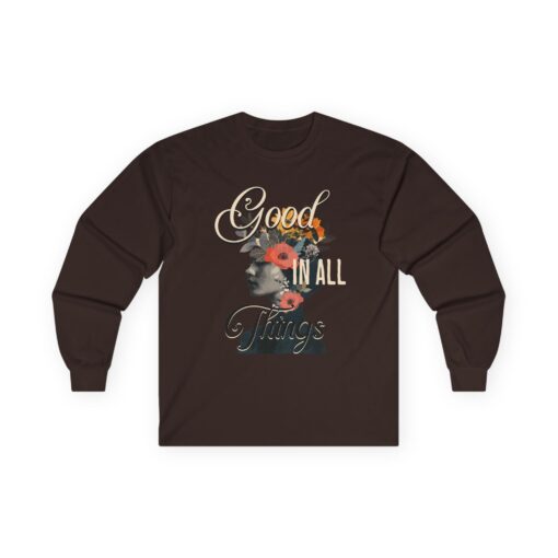 Good in all things Unisex Ultra Cotton Long Sleeve Tee - Image 4