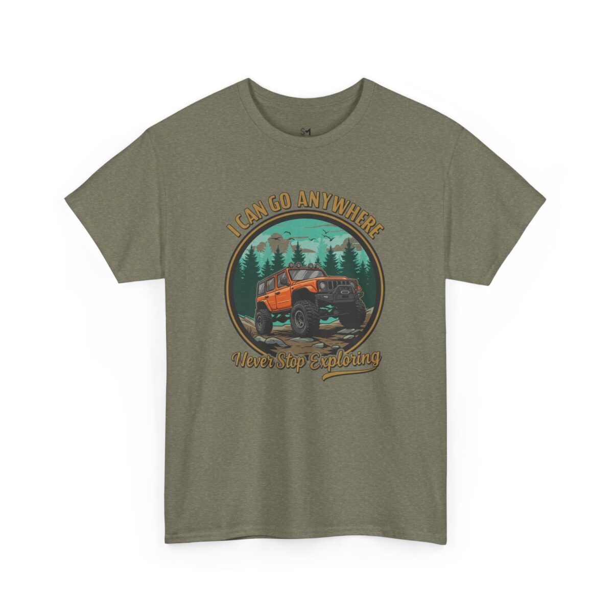 I can go anywhere Unisex Heavy Cotton Tee - Image 19