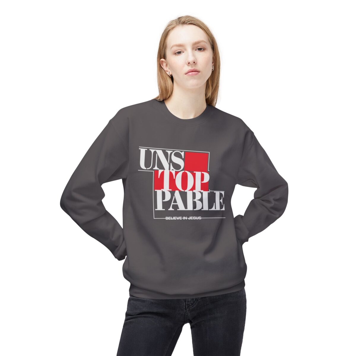 Unstoppable Unisex Midweight Softstyle Fleece Crewneck Sweatshirt - Image 27