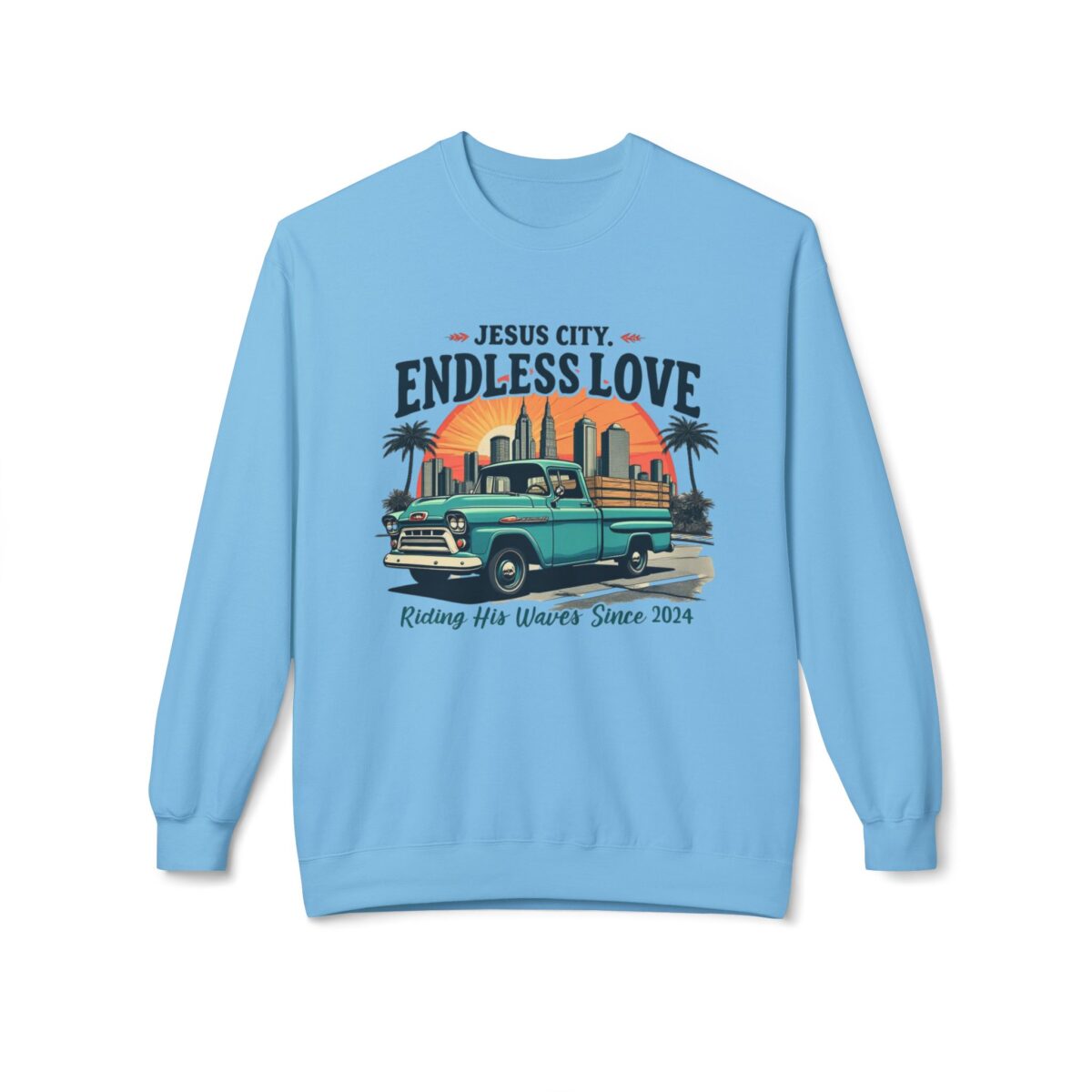 Endless love Unisex Midweight Softstyle Fleece Crewneck Sweatshirt - Image 17