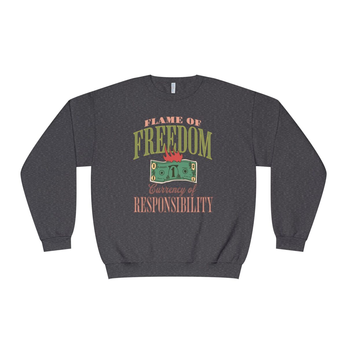 Currency of freedom Unisex NuBlend® Crewneck Sweatshirt - Image 5
