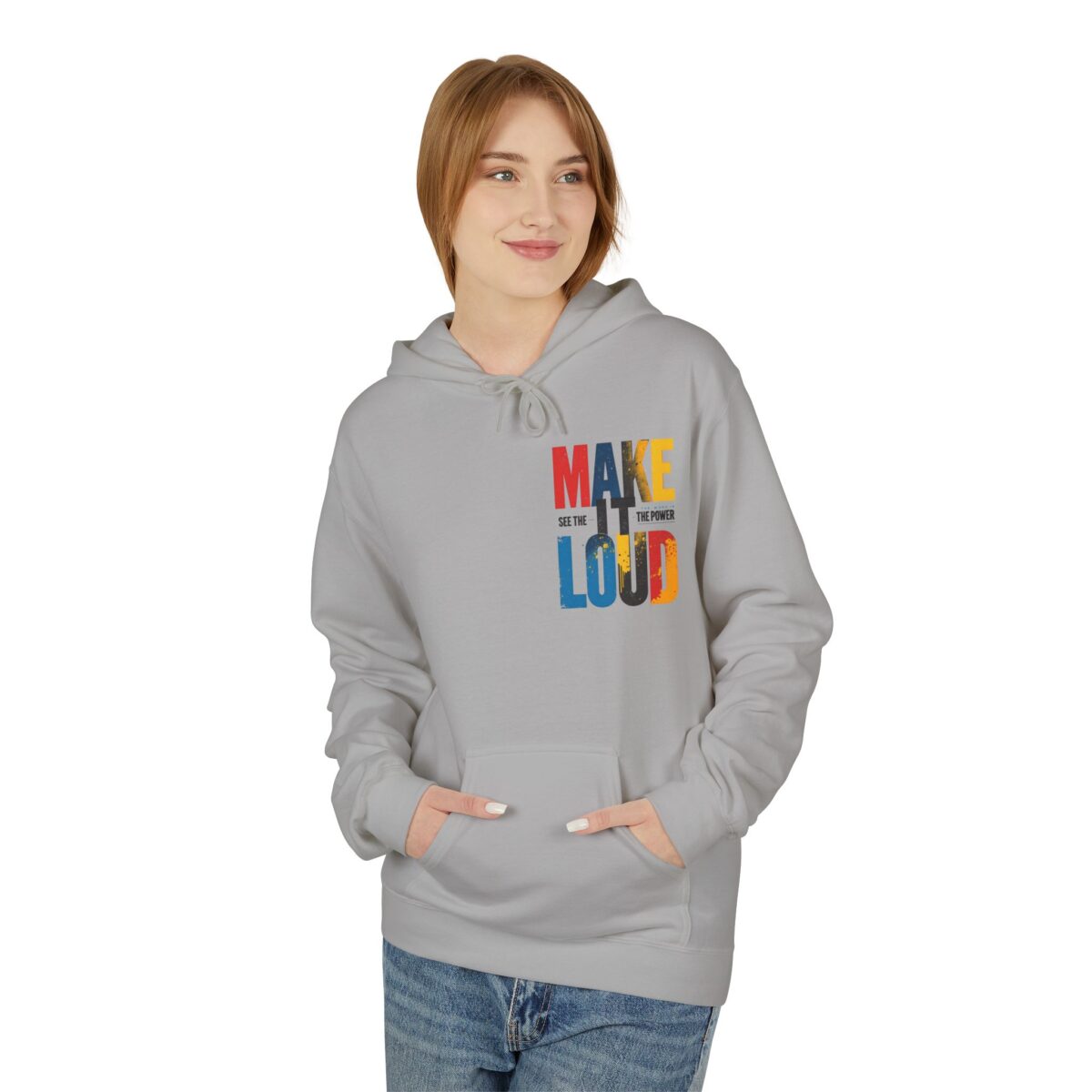 Make it Loud Unisex Midweight Softstyle Fleece Hoodie - Image 7