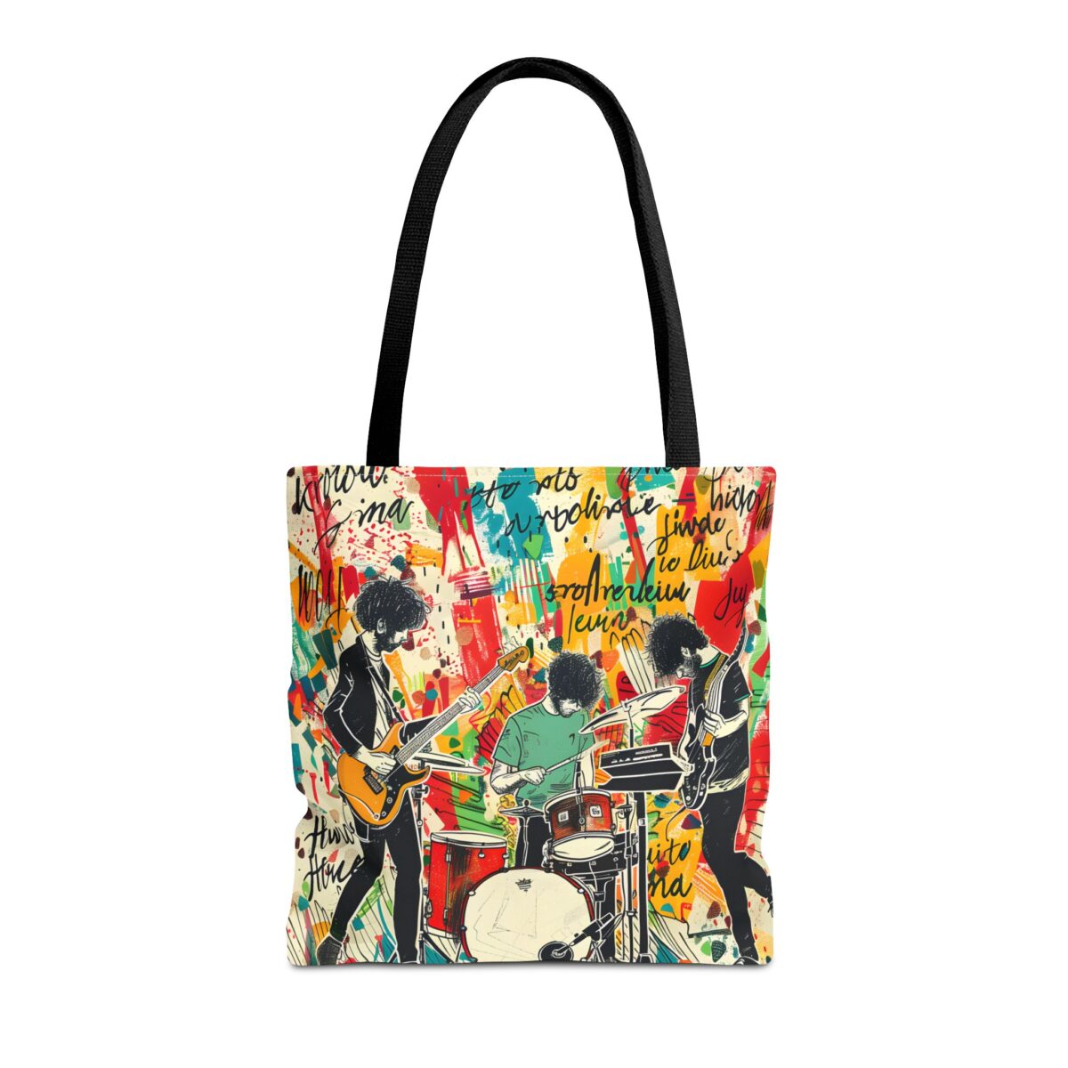 Rock Band Tote Bag (AOP) - Image 5
