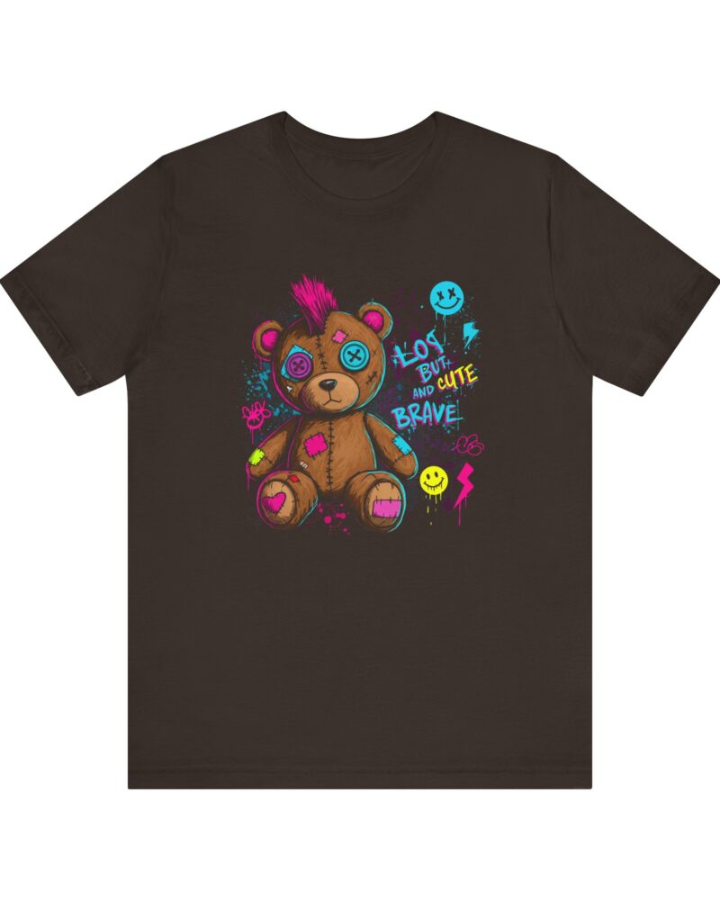 Lost but cute and brave Unisex Jersey Short Sleeve Tee