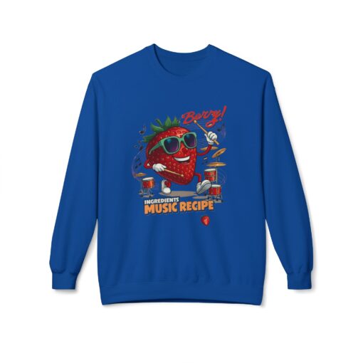 Berry Unisex Midweight Softstyle Fleece Crewneck Sweatshirt - Image 21