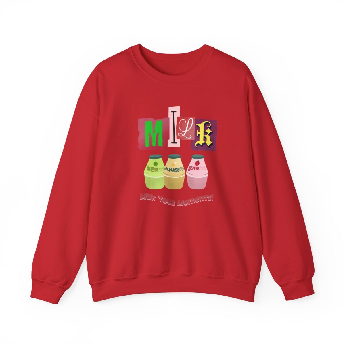 Milk your moment! Unisex Heavy Blend™ Crewneck Sweatshirt - Image 53