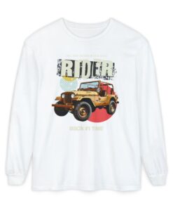 Rider Back in Time Unisex Garment-dyed Long Sleeve T-Shirt