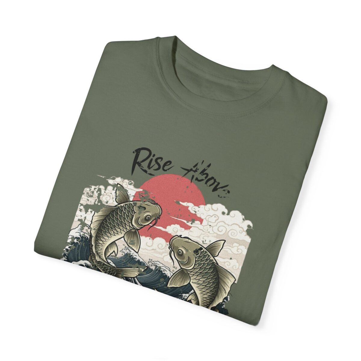Rise above Unisex Garment-Dyed T-shirt - Image 23