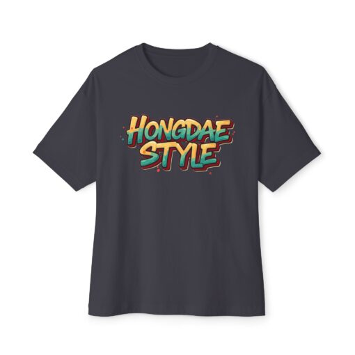 Hongdae style Unisex Oversized Boxy Tee - Image 21