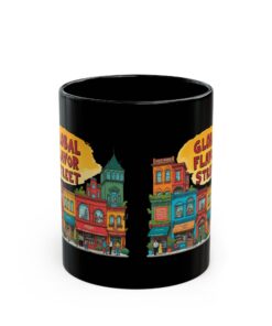 Global flavor street Black Mug (11oz, 15oz)