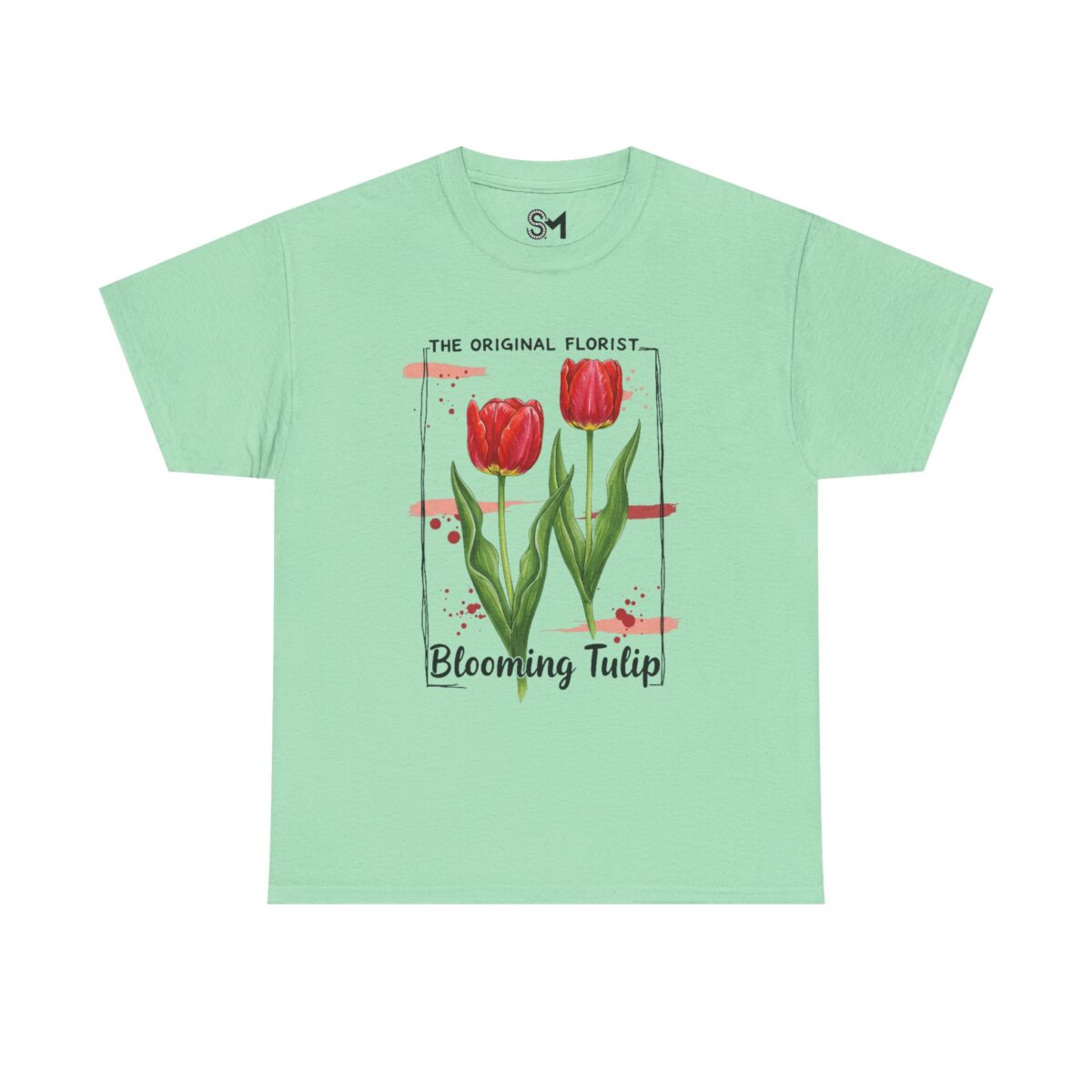 Blooming Tulip Unisex Heavy Cotton Tee - Image 25