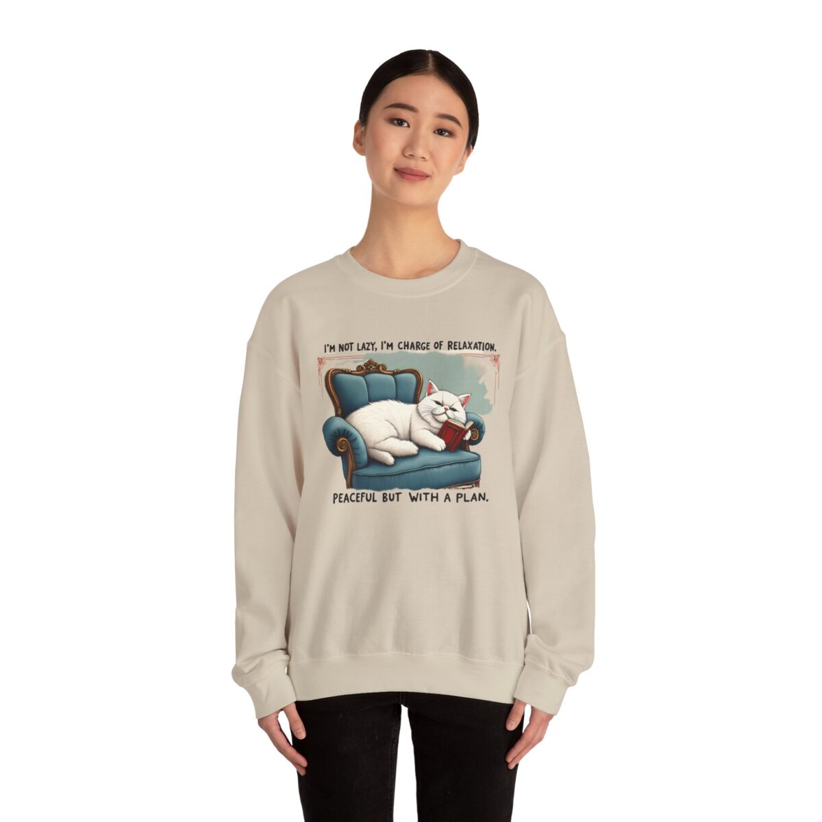 I'm not lazy Unisex Heavy Blend™ Crewneck Sweatshirt - Image 12