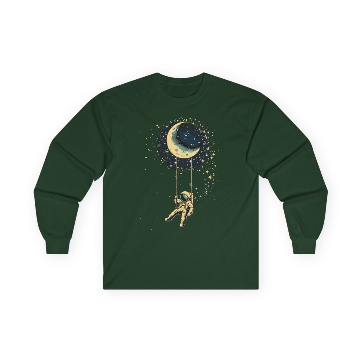 Moon Swing Unisex Ultra Cotton Long Sleeve Tee - Image 7