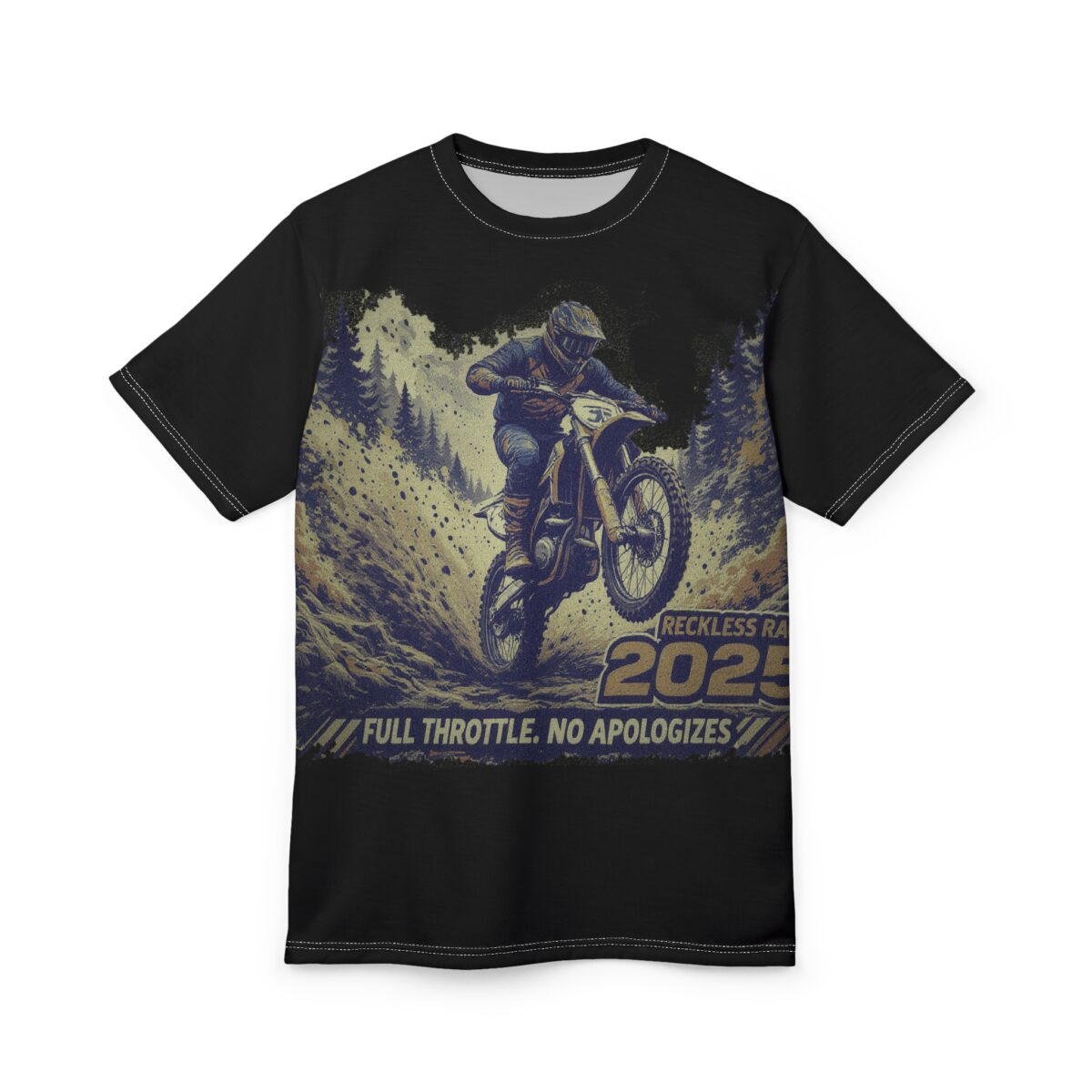 Reckless Riding Unisex Tee - Full Throttle, No Apologies - Image 2