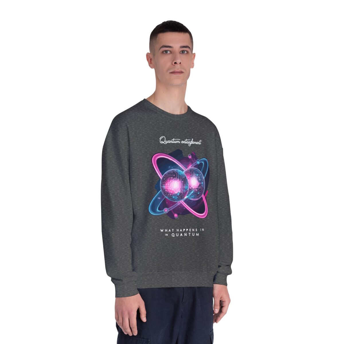 Quantum entanglement Unisex NuBlend® Crewneck Sweatshirt - Image 3