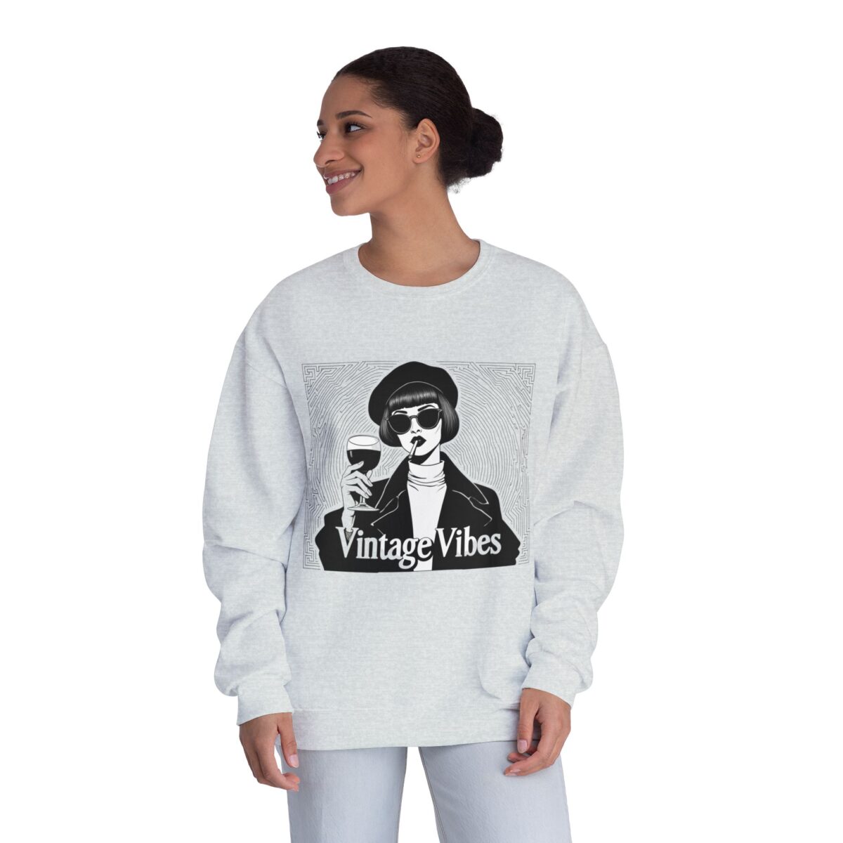 Vintage vibes Unisex NuBlend® Crewneck Sweatshirt - Image 8