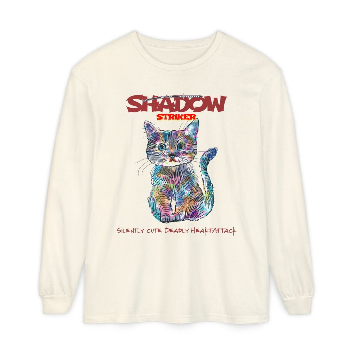 Shadow Striker Unisex Garment-dyed Long Sleeve T-Shirt - Image 13