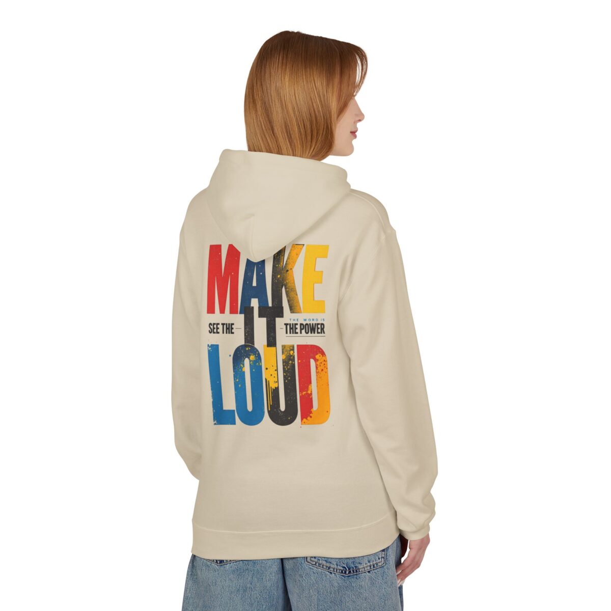 Make it Loud Unisex Midweight Softstyle Fleece Hoodie - Image 12