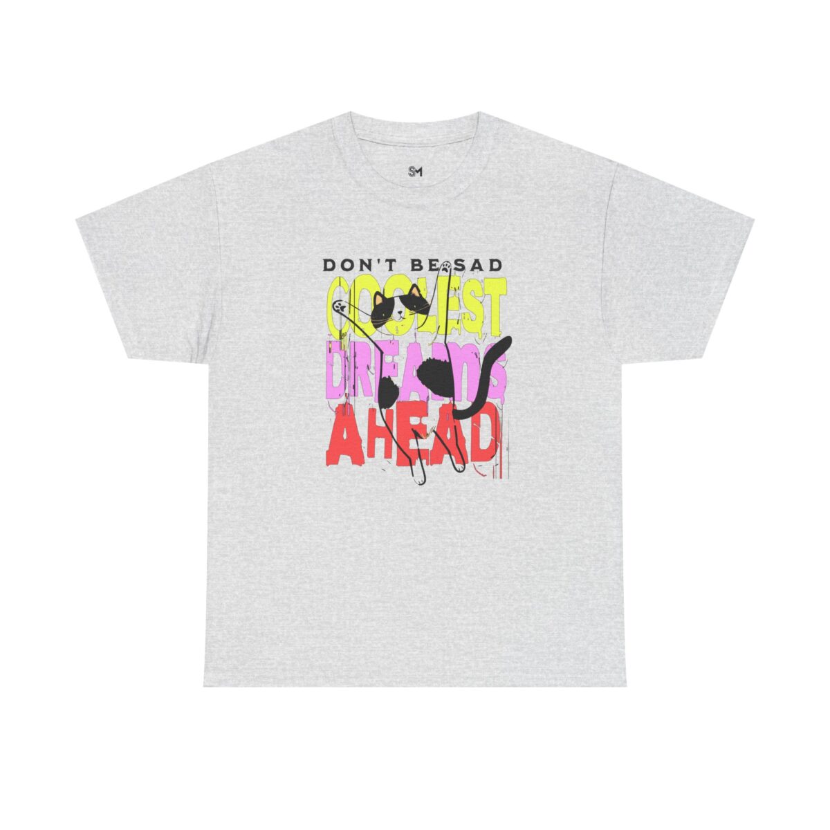 Don't be sad Unisex Heavy Cotton Tee - Image 5
