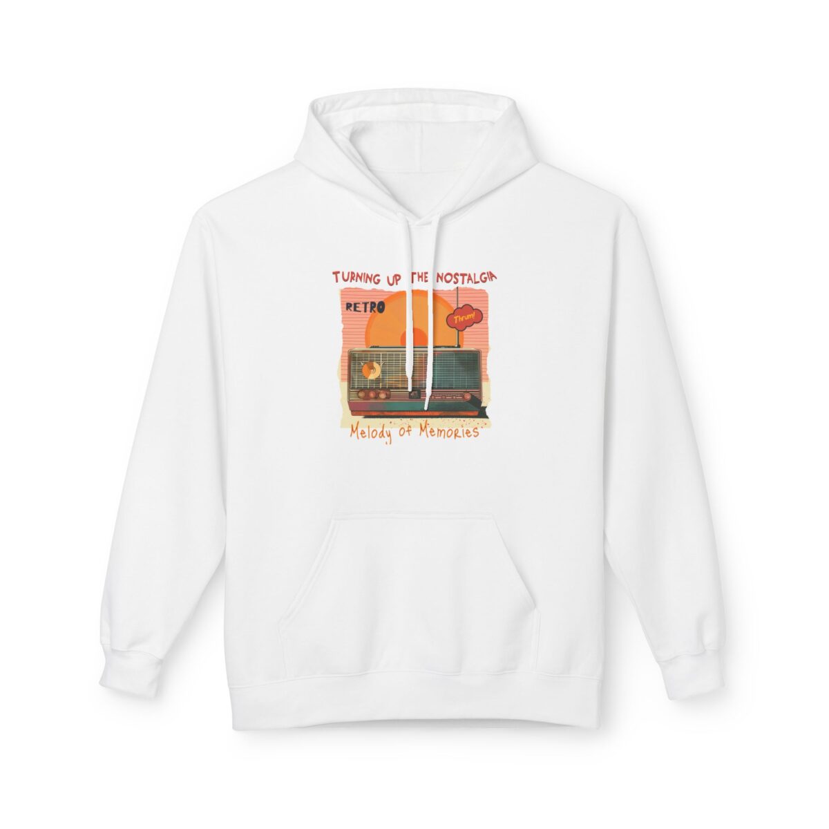 Turning up the nostalgia Unisex Midweight Softstyle Fleece Hoodie