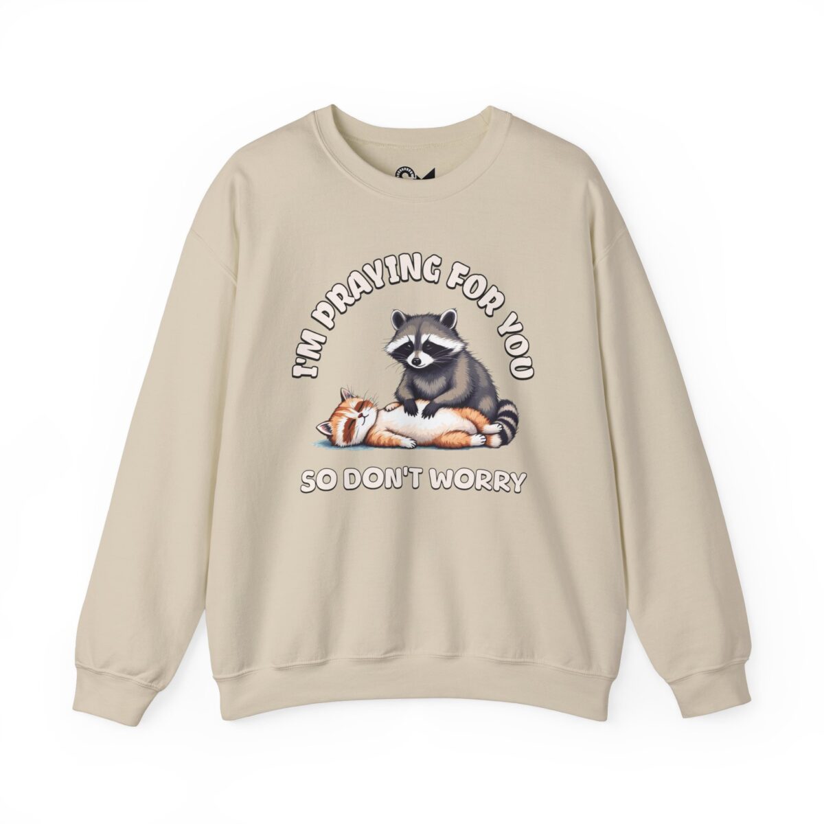 I'm praying for yo Unisex Heavy Blend™ Crewneck Sweatshirt - Image 5