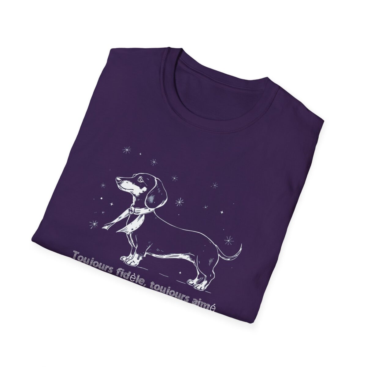 Dachshund Loyalty Unisex Softstyle T-Shirt - Always Faithful Design - Image 8