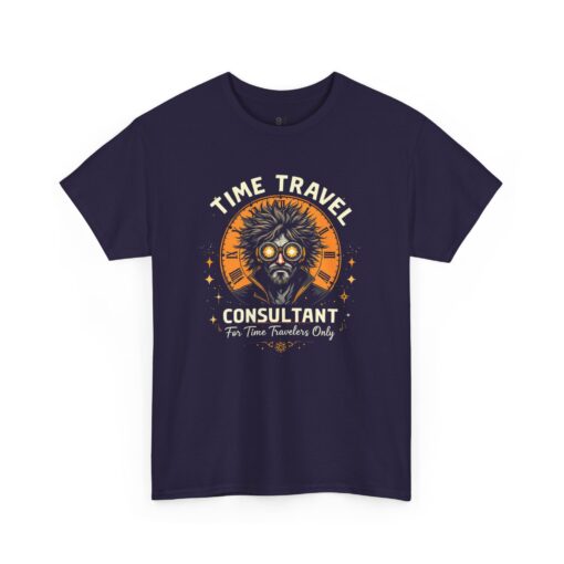 Time travel Unisex Heavy Cotton Tee - Image 11