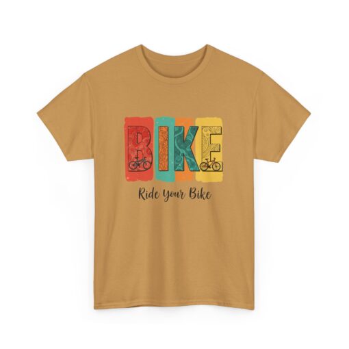 Bike Unisex Heavy Cotton Tee - Image 7