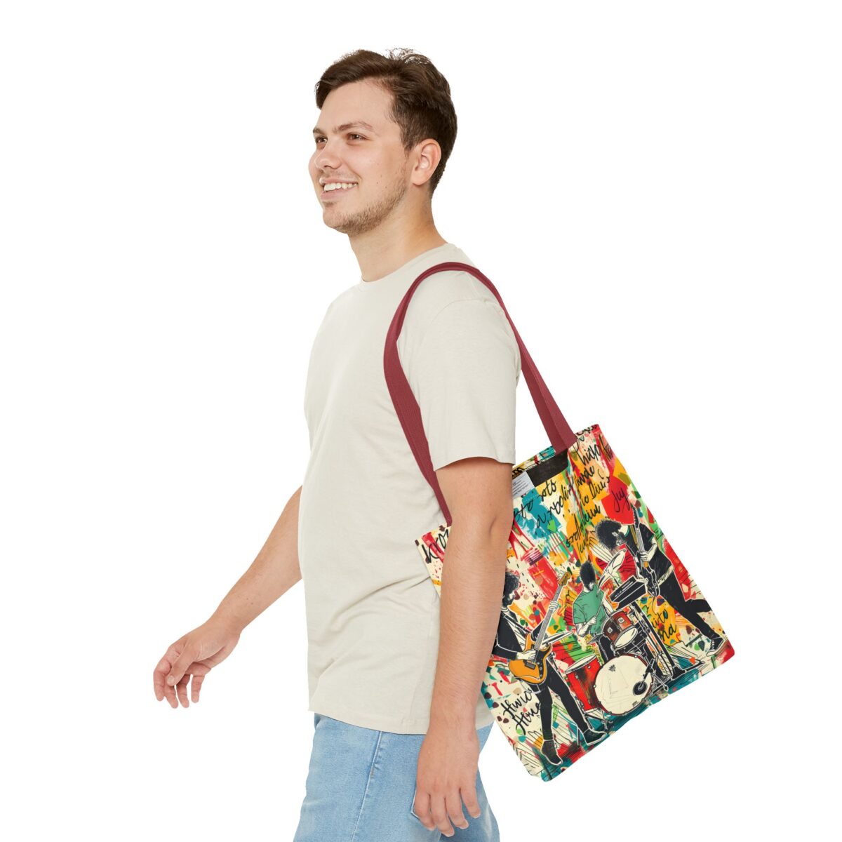 Rock Band Tote Bag (AOP) - Image 19