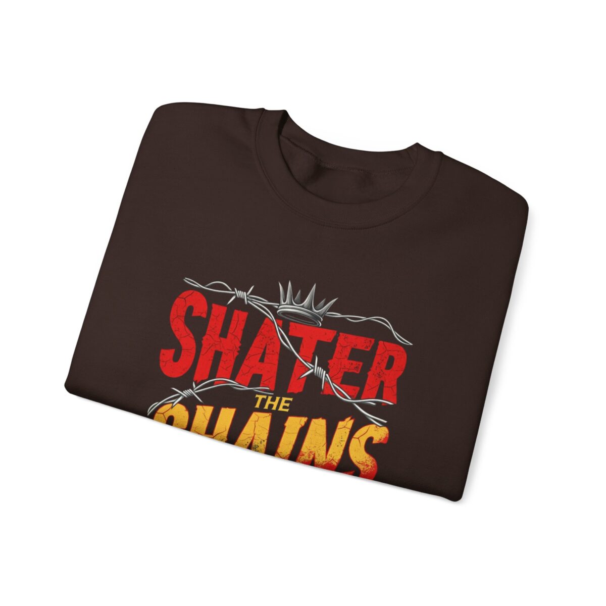 Shater chains of fear Unisex Heavy Blend™ Crewneck Sweatshirt - Image 7