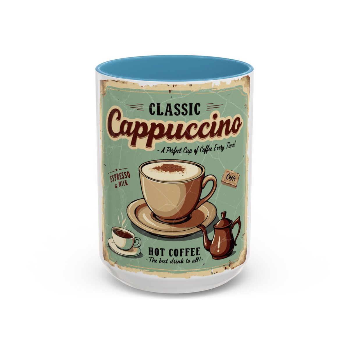 Classic Cappuccino Accent Coffee Mug (11, 15oz) - Image 37