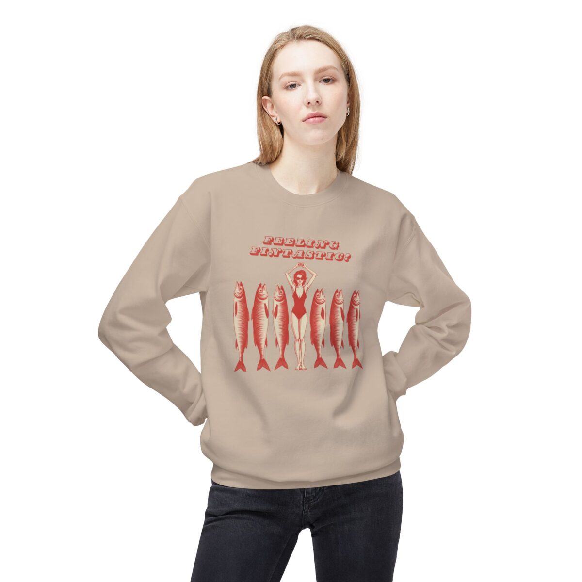 Feeling Fantastic Unisex Midweight Softstyle Fleece Crewneck Sweatshirt - Image 7
