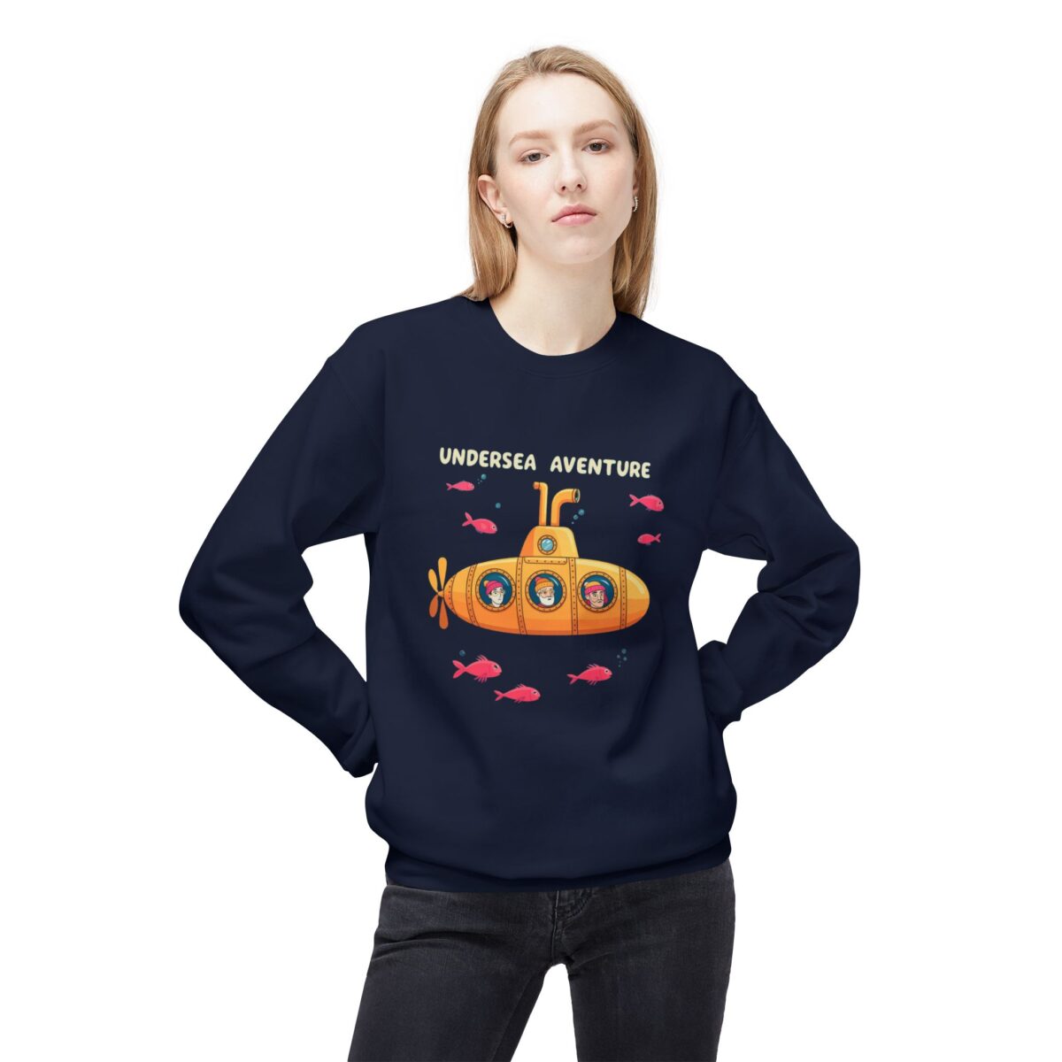 Undersea Adventure Unisex Midweight Softstyle Fleece Crewneck Sweatshirt - Image 15