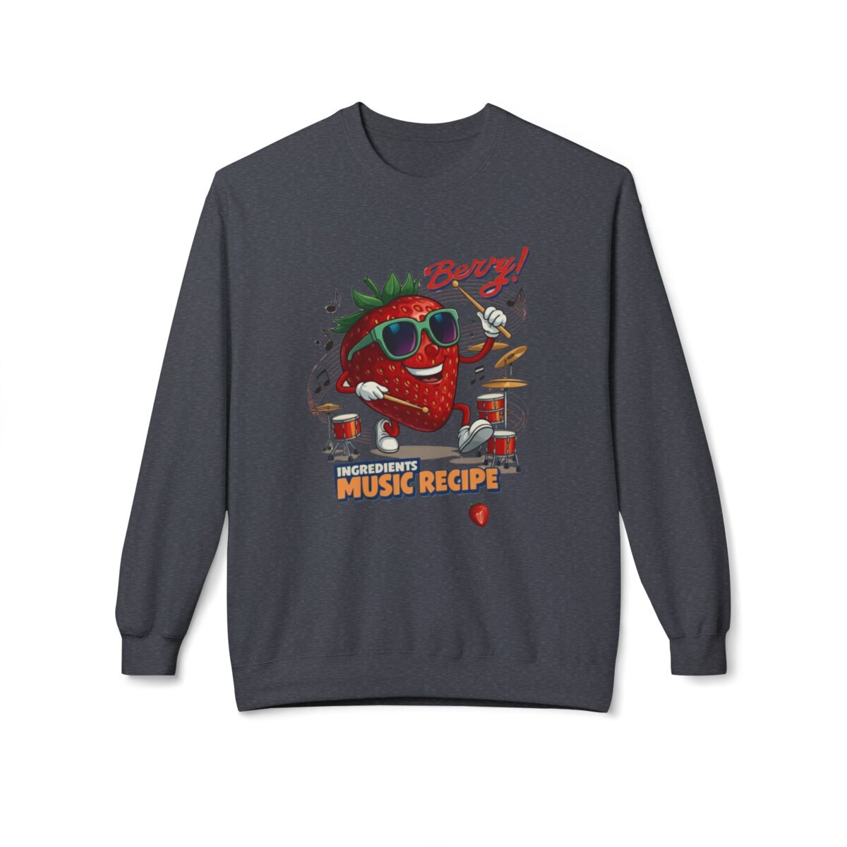 Berry Unisex Midweight Softstyle Fleece Crewneck Sweatshirt - Image 13