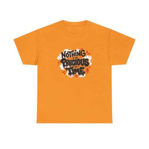 Nothing is as Precious as Time Unisex Heavy Cotton Tee - Image 13
