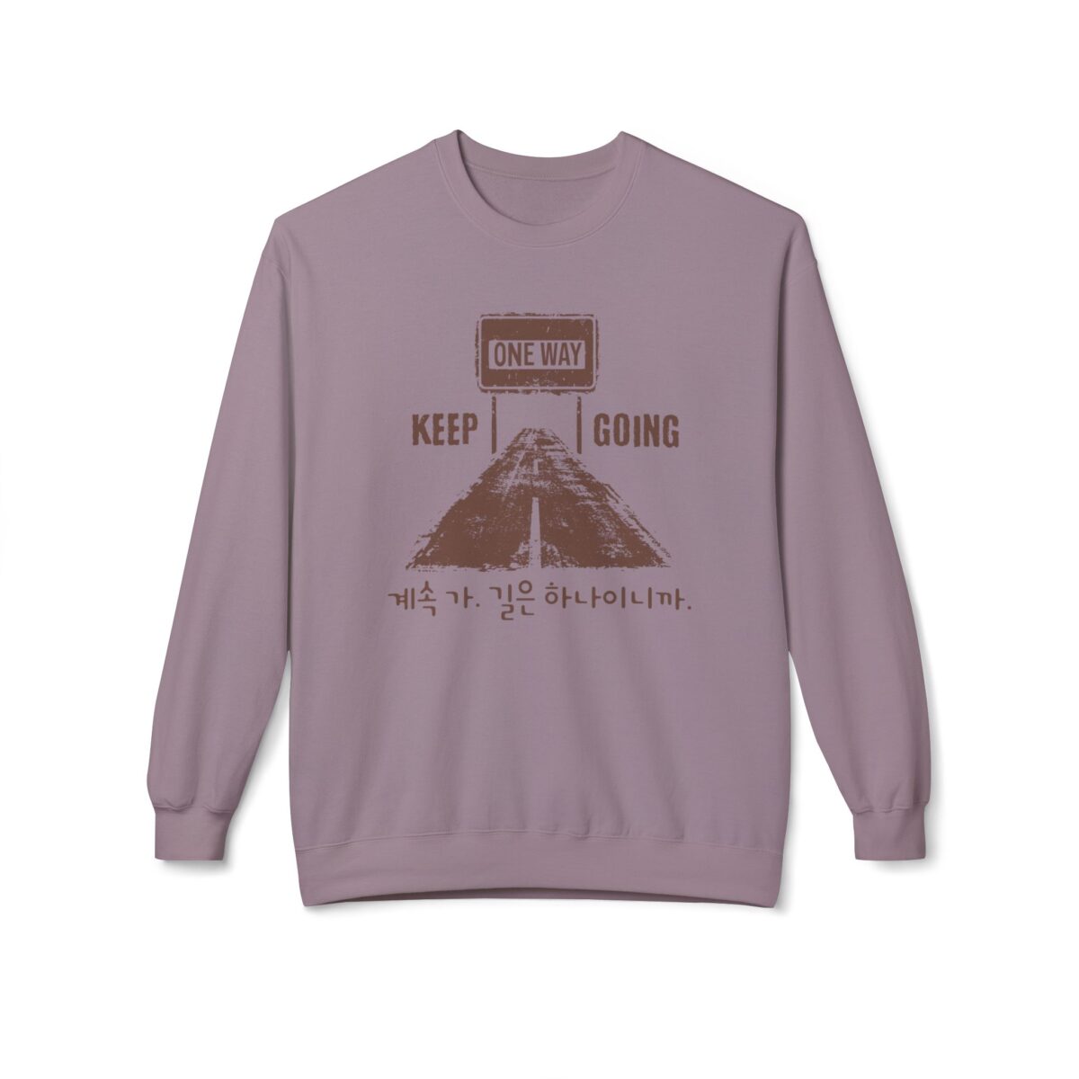 One way, keep going II Unisex Midweight Softstyle Fleece Crewneck Sweatshirt - Image 21