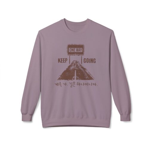 One way, keep going II Unisex Midweight Softstyle Fleece Crewneck Sweatshirt - Image 21