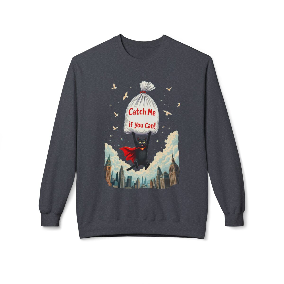 Catch me if you can Unisex Midweight Softstyle Fleece Crewneck Sweatshirt - Image 17