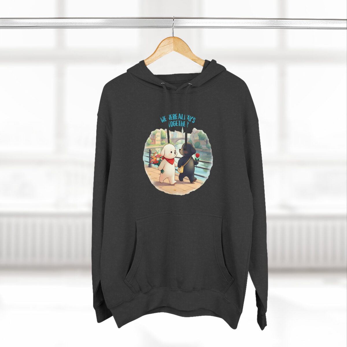 Always together Three-Panel Fleece Hoodie - Image 8